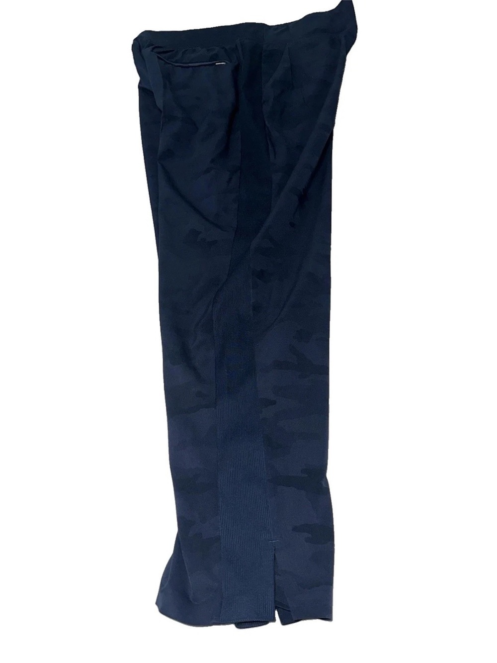 Athleta Women’s 8 Navy Camo Joggers Pockets Athleisure Activewear Gym Lounge - Picture 5 of 10
